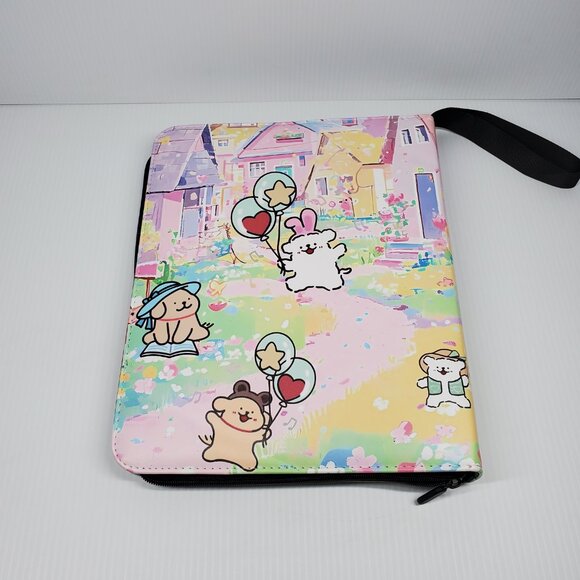 Moon Lab Studios TCG Zipper Binder Happy Maltese Puppies 20 Sleeves 9 Slots - Picture 2 of 7